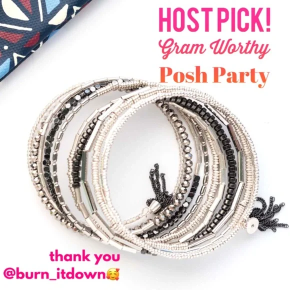 :: Stella & Dot SILVER Celine Wrap Bracelet Retired - Picture 3 of 8